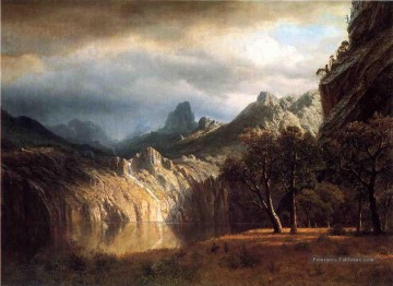  bierstadt - Dans les Western Montagnes Albert Bierstadt